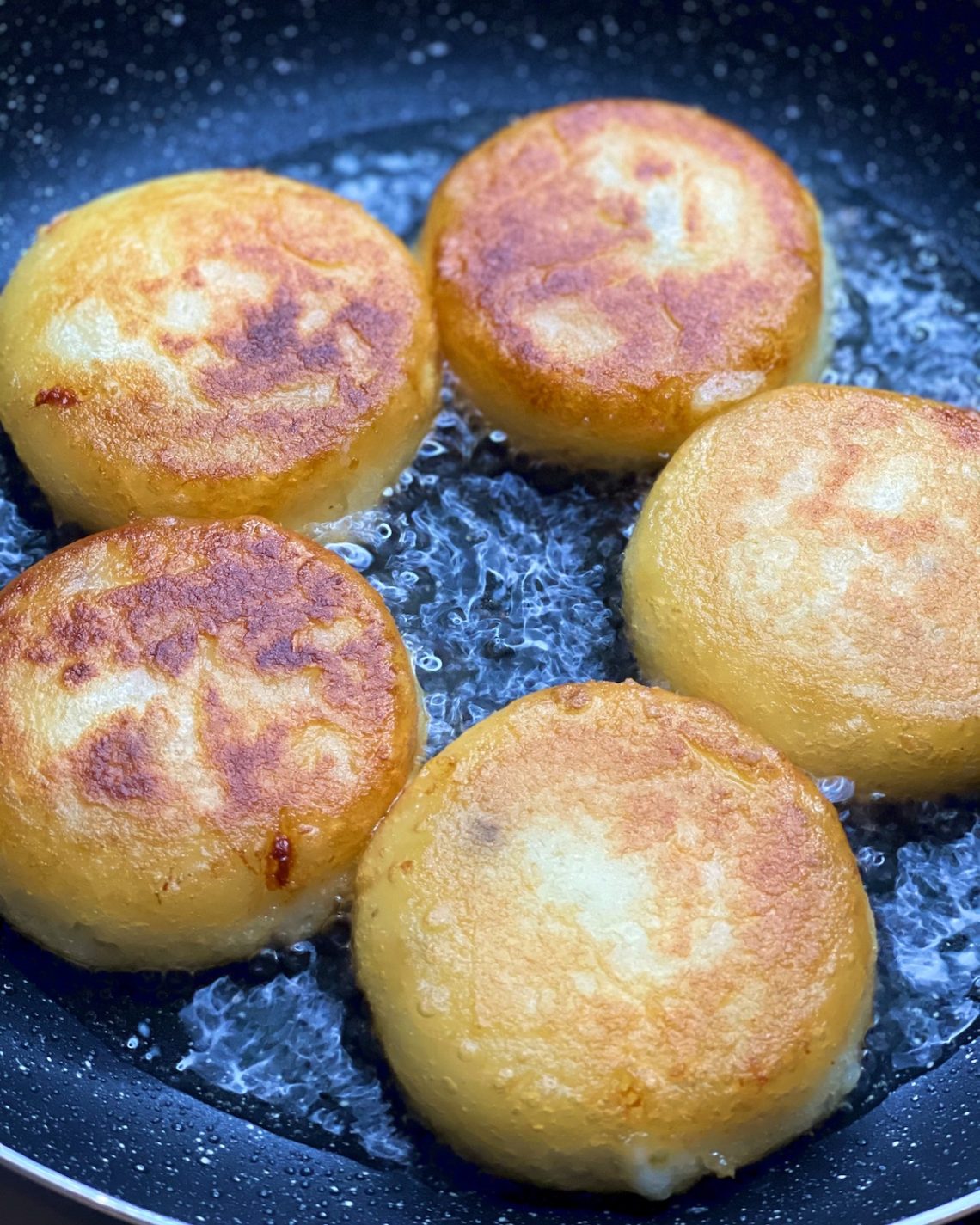 Korean Cheese Potato Pancakes Jasmine and Tea