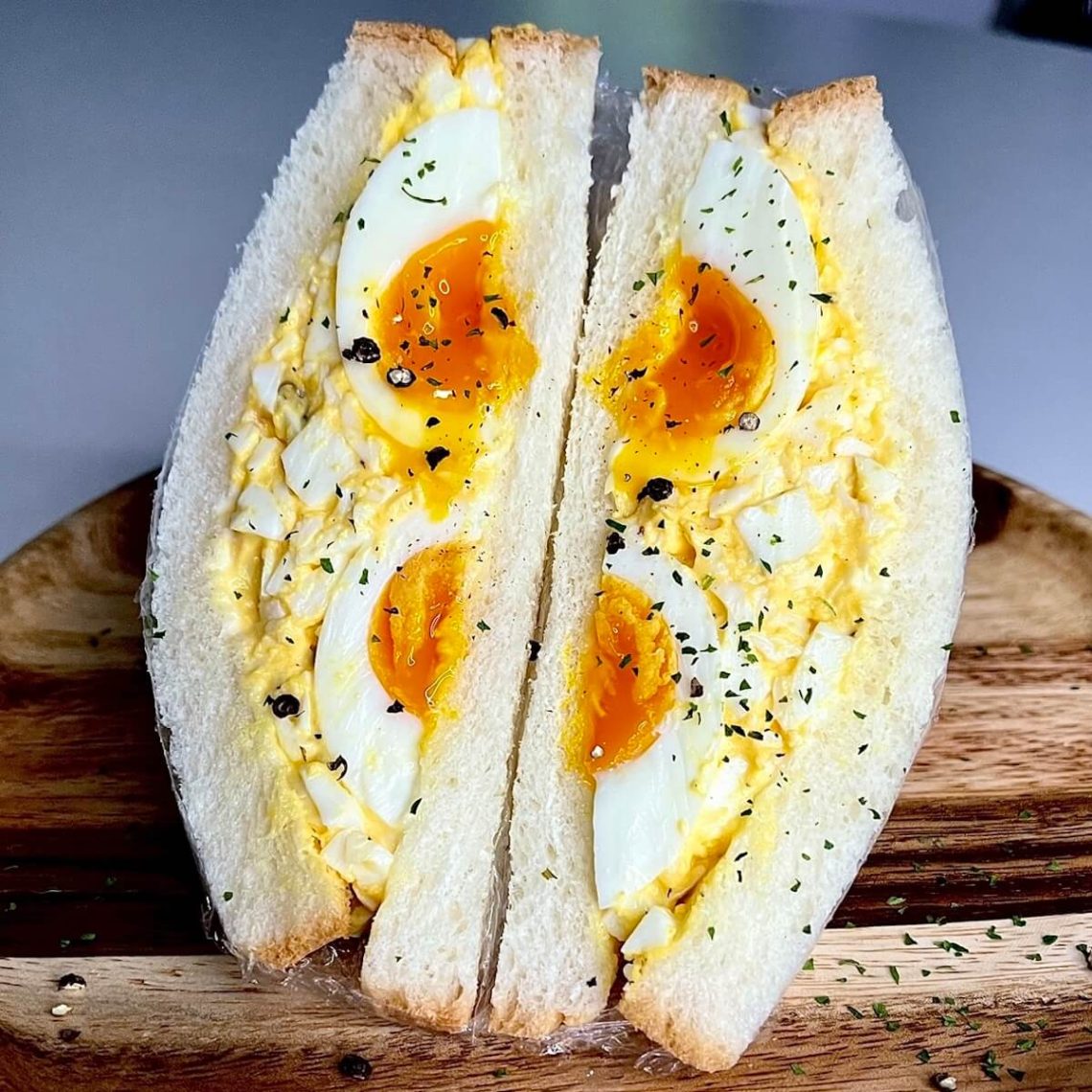 Japanese Egg Sandwich Jasmine and Tea