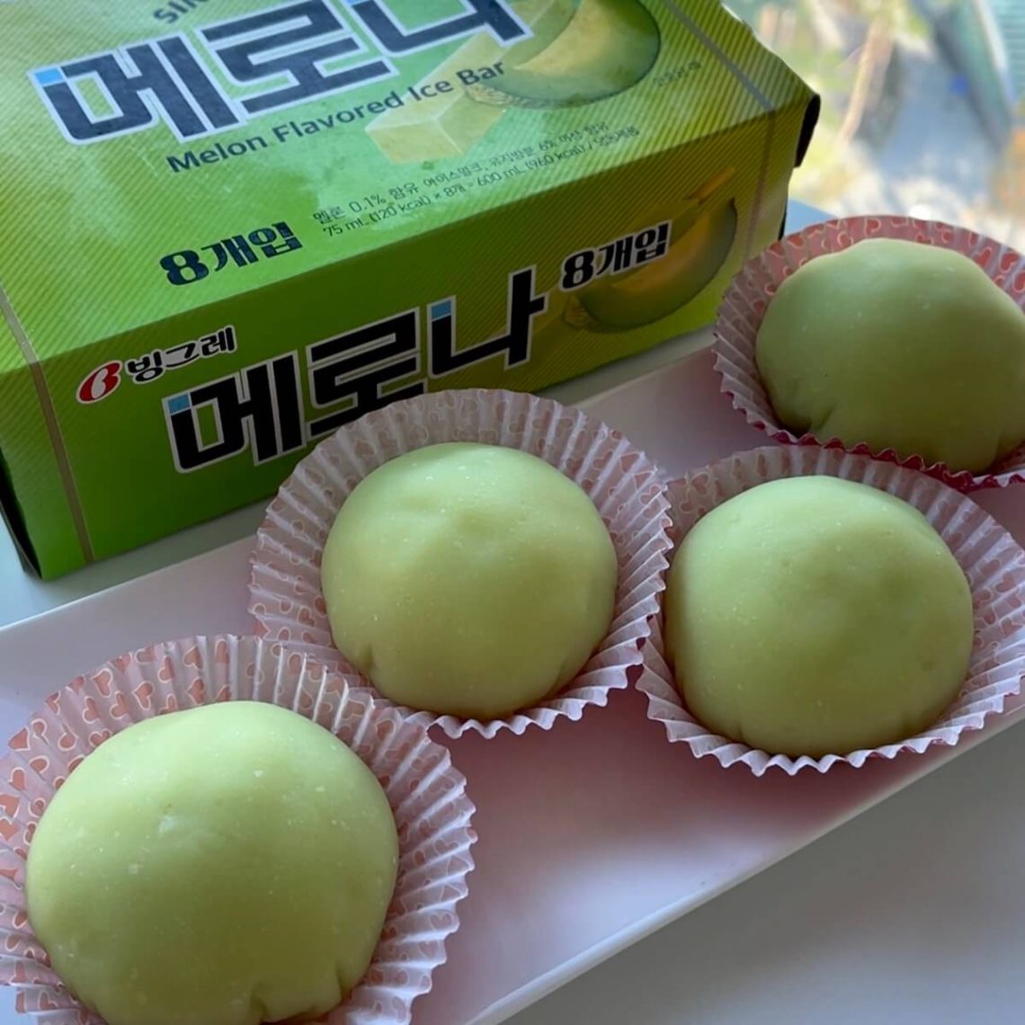 Melona Ice Cream Mochi Jasmine and Tea