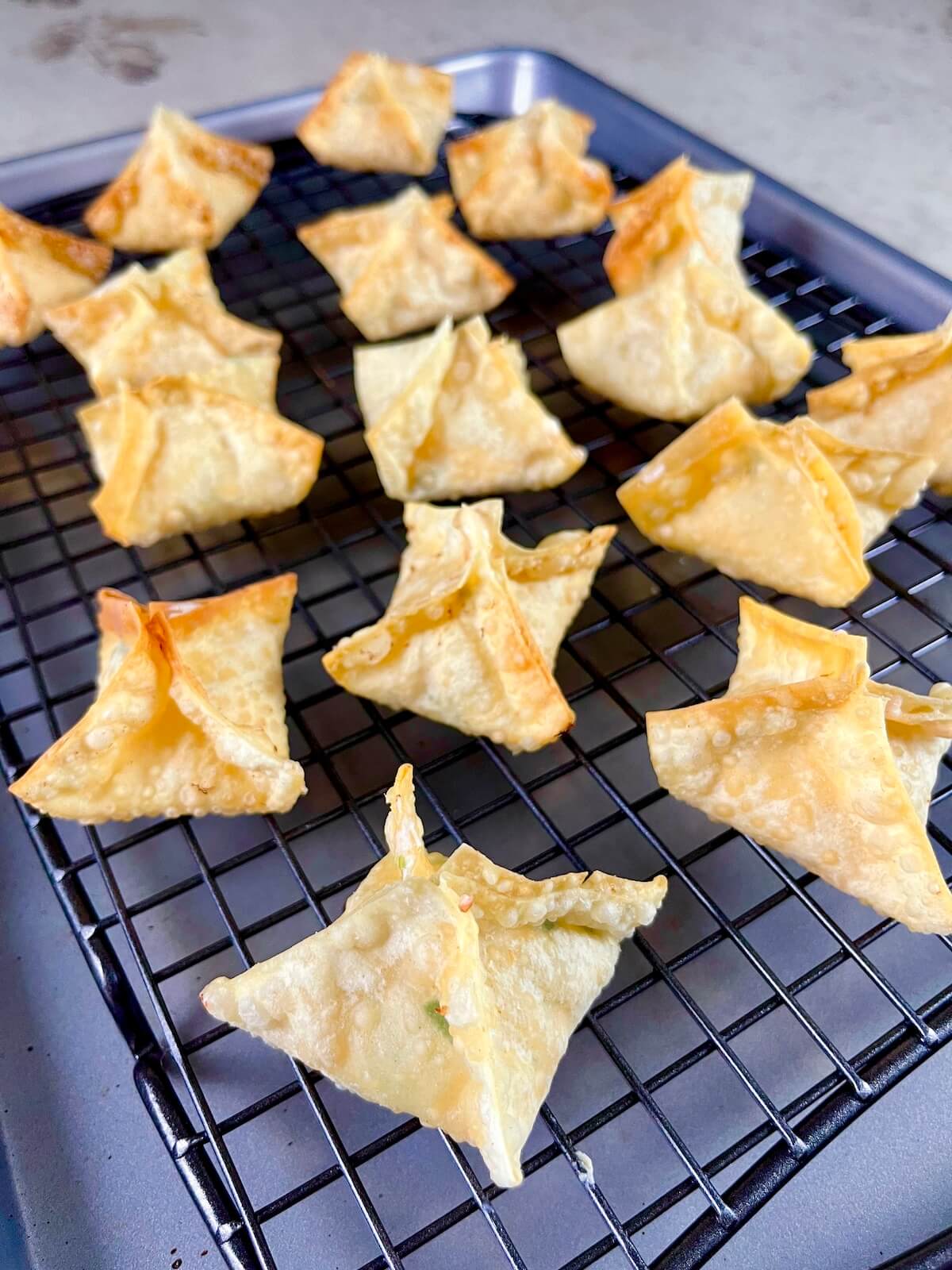 Crab Rangoon Jasmine and Tea