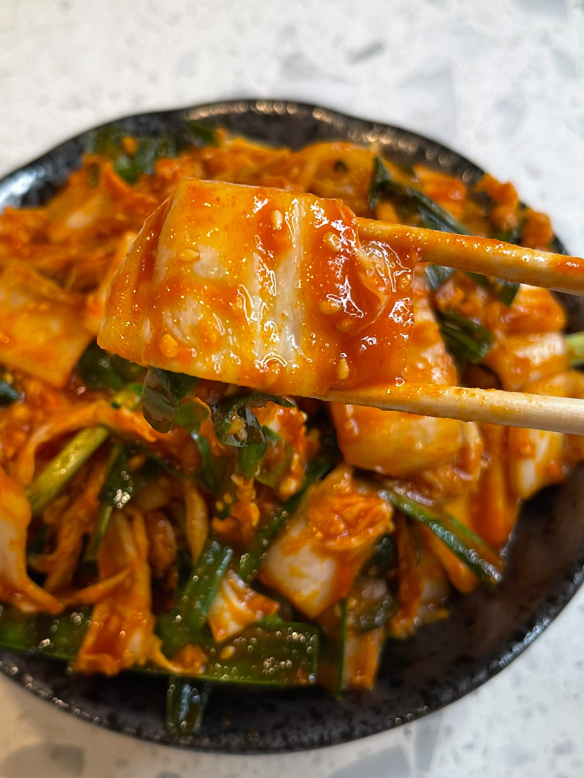 Quick & Easy Kimchi (배추겉절이) - Jasmine and Tea