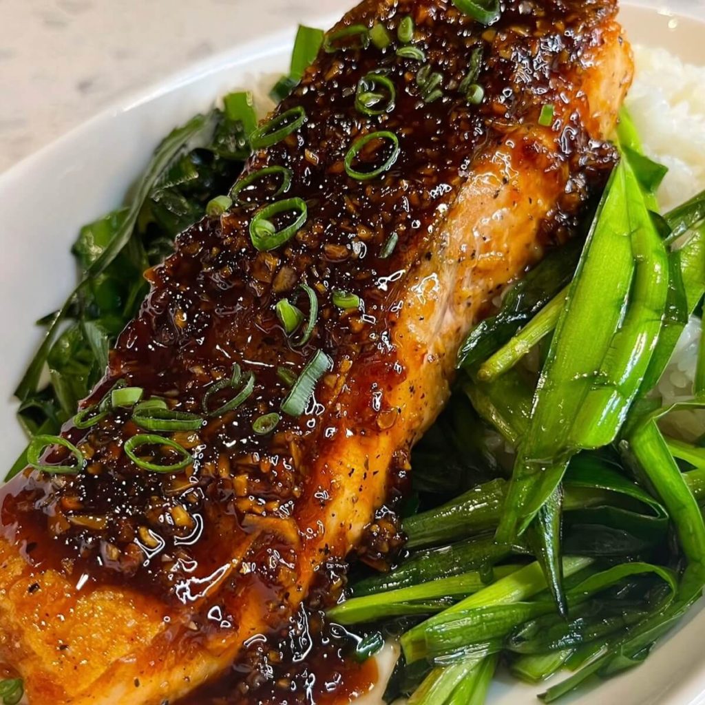 Honey Soy Glazed Salmon - Jasmine and Tea