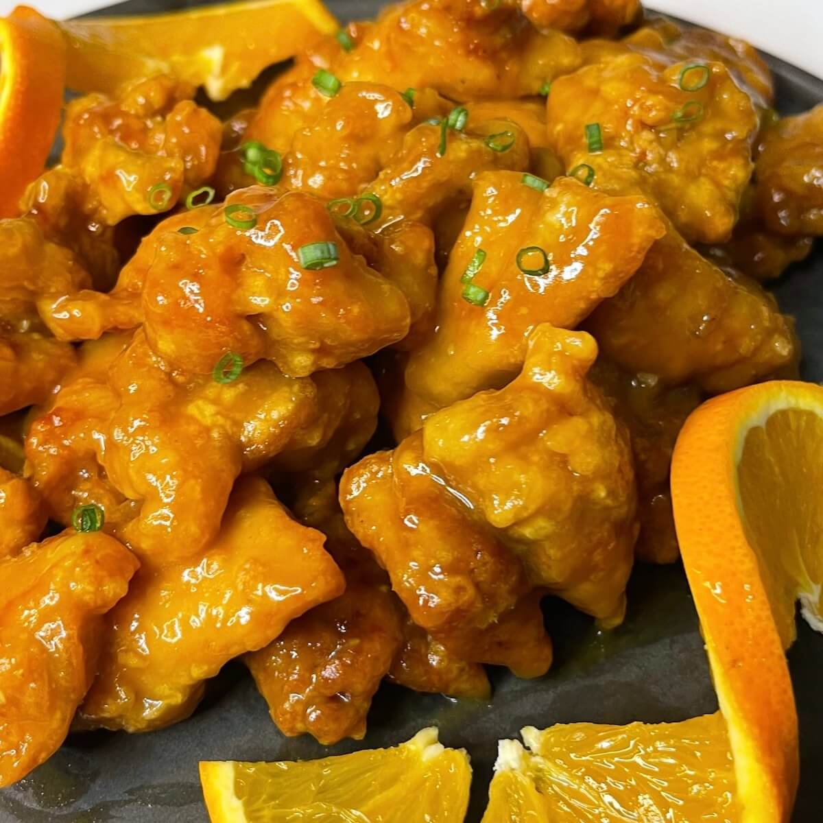 Orange Chicken Jasmine and Tea