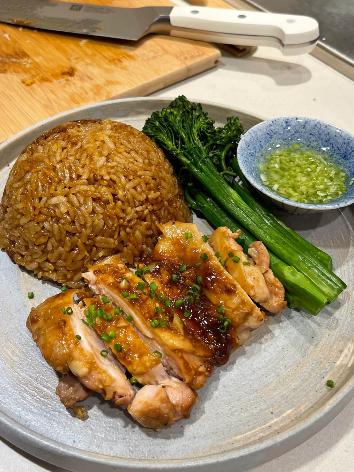 Rice Cooker Chicken And Soy Sauce Rice Jasmine And Tea